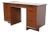 Frank Lloyd Wright Taliesin Mahogany Double Pedestal Desk, Newly Refinished For Sale