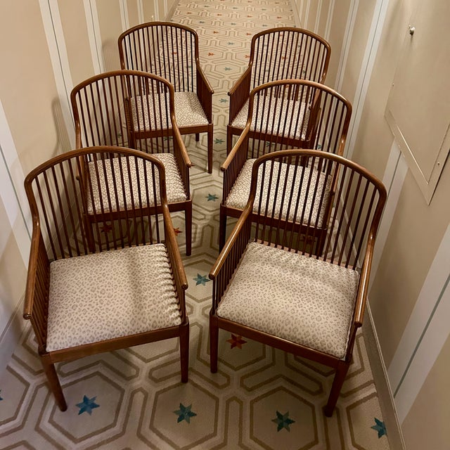 Mid 20th Century Set of 6 Davis Allen for Stendig Andover Chairs For Sale - Image 9 of 9