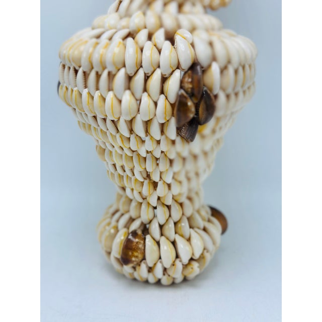 1960s Vintage Vase Made of Shells For Sale - Image 5 of 8