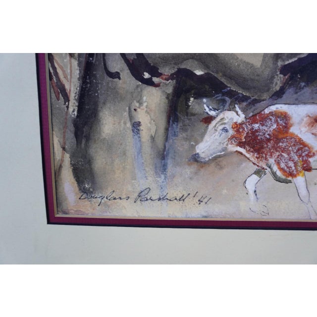 Western Rider, 1941 by Douglass Parshall, Mixed Media on Paper For Sale - Image 4 of 7