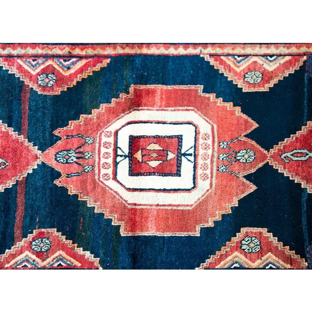 1960s Vintage Persian Mazleghan Rug For Sale - Image 5 of 12