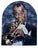 10' Foot Tall Oil on Canvas Portrait of Louis Armstrong Folding Screen 1980, Signed Kenmarek For Sale