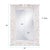 Barcelona Mirror - Glossy White For Sale In Chicago - Image 6 of 7