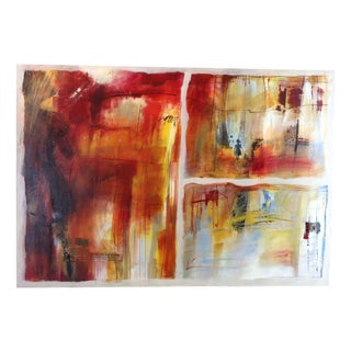 Kim Hm, Composition, 1990s, Oil on Canvas For Sale