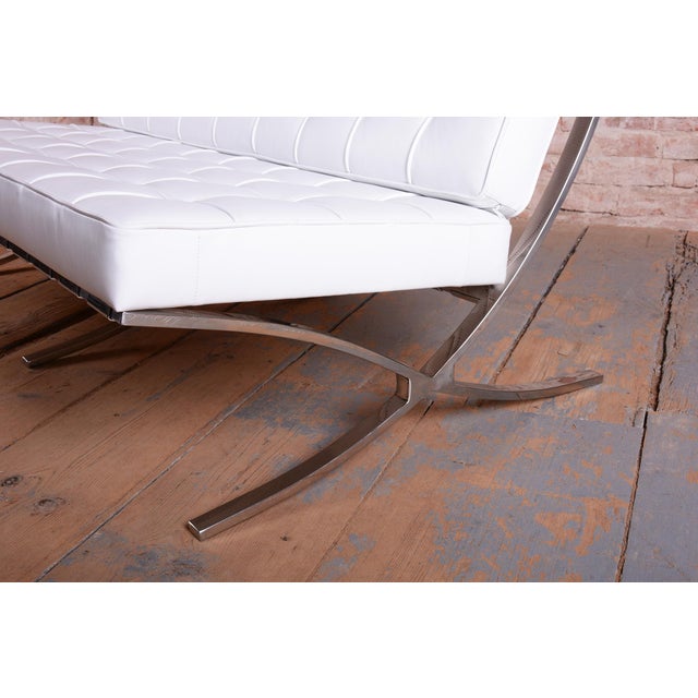 Bauhaus Barcelona Sofa by L.M. Van Der Rohe for Knoll Inc, 1960s For Sale - Image 6 of 11