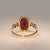 Metal 3.5Ct Star Ruby Ring With Earth Mined Diamonds Accents: Solid 14k Gold, Size 6.75 For Sale - Image 7 of 8