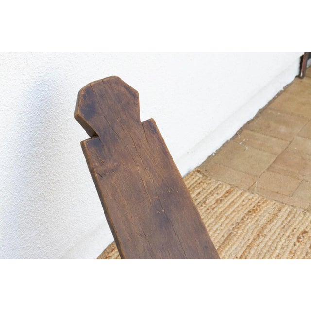 19th Century Antique Dagalo Lobi Primitive Chair For Sale - Image 5 of 10