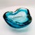 Blue Italian Ligh Blue Ashtray in Murano Glass by Flavio Poli for Seguso, 1960s For Sale - Image 8 of 8