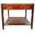 Late 20th Century Baker Furniture Chippendale End Table With Drawer and Cane Shelf For Sale - Image 5 of 8