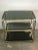 Italian Rolling Trolley in Gold Metal, 1980s For Sale - Image 9 of 10