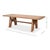 Rustic Trestle Dining Table in Aged Pine, 98 Inch For Sale - Image 11 of 11