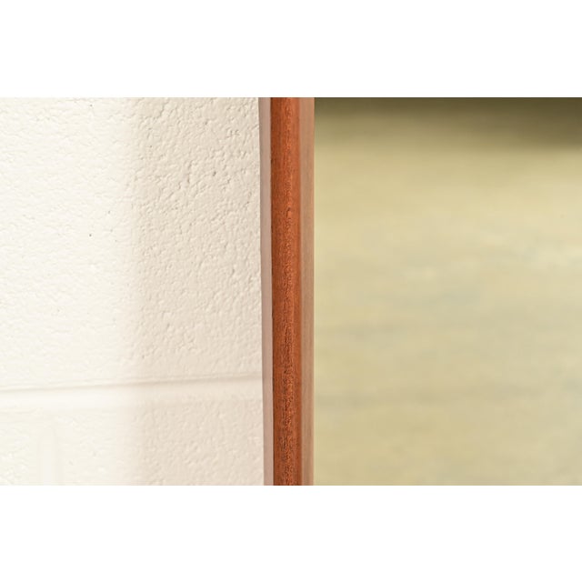 Brown Kent Coffey Perspecta Mid-Century Modern Sculpted Walnut and Rosewood Framed Wall Mirror, 1960s For Sale - Image 8 of 12