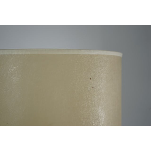 Mid-Century Modern Mid-Century Modern Teak Floor Lamp with Fiberglass Lampshade, 1960s For Sale - Image 3 of 10