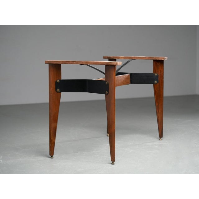 1960s Dining Table in Wood and Metal by Carlo Ratti, Italy, 1960s For Sale - Image 5 of 10