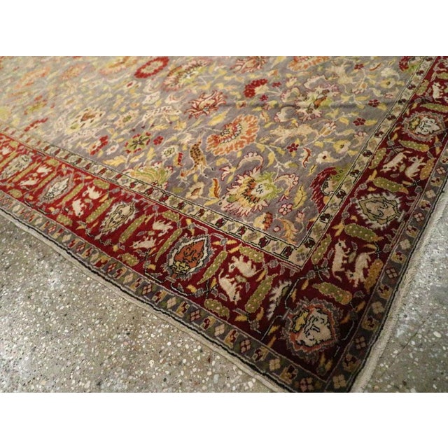 Galerie Shabab Collection Early 20th Century Turkish Sivas Throw Rug For Sale In New York - Image 6 of 8