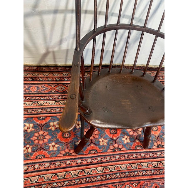 1900 - 1909 Early 1900s Antique Barrel Desk Chair For Sale - Image 5 of 9