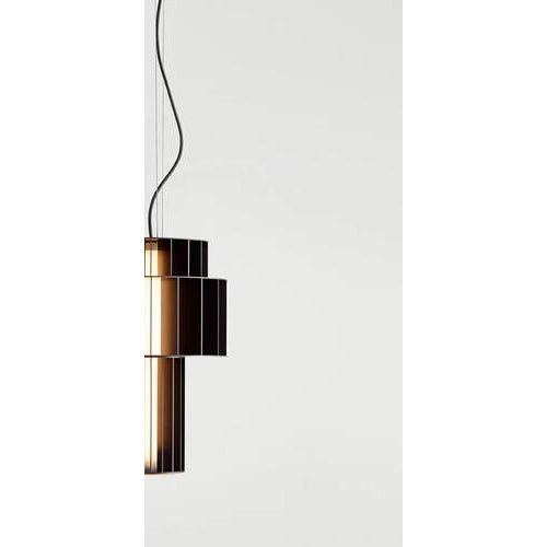 Black Babel T Pe Black Suspended Lamp by Stephen Burks for Parachilna For Sale - Image 8 of 10