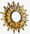 Gold Vintage French Giltwood Sunburst Wall Mirror, 1950s For Sale - Image 8 of 11