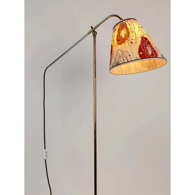 Mid-Century Modern Brass Floor Lamp from Rupert Nikoll, Austria, 1950s For Sale - Image 10 of 17