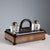Brown Wooden Inkwell with Drawer For Sale - Image 8 of 9