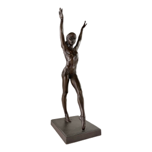 Mid-Century Vintage Bronze Ballerina Sculpture