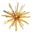 Italian Amber Murano Glass Triedro Chandelier from Simoeng For Sale