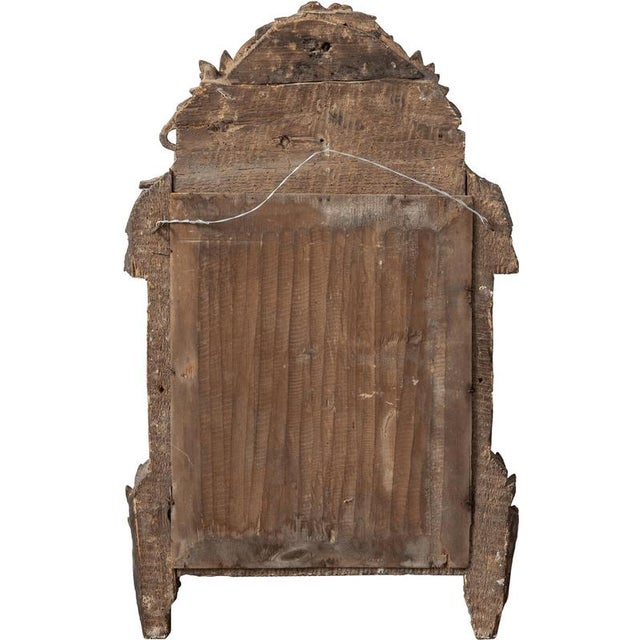 Glass Late 18th Century French Louis XVI Crested Gilt Wood Mirror For Sale - Image 7 of 8