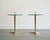 Elegant and refined, this pair of Italian brass side tables captures the spirit of mid-century design, reminiscent of the...