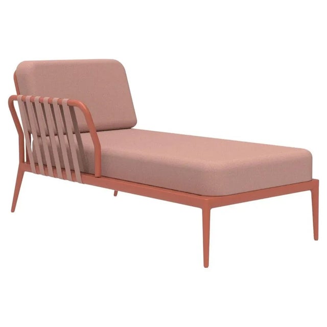 Ribbons Salmon Right Chaise Lounge by Mowee For Sale - Image 6 of 6