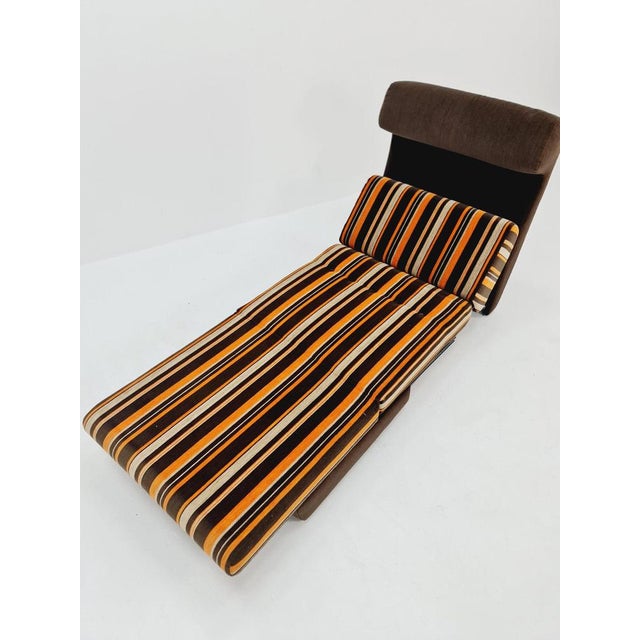 Space Age German Singel Couch Extendable to Bed, 1970s For Sale - Image 9 of 11
