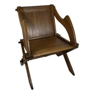 Glastonbury Art & Craft Armchair, England, 1890 For Sale