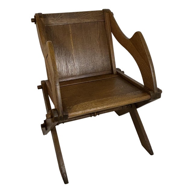 Glastonbury Art & Craft Armchair, England, 1890 For Sale