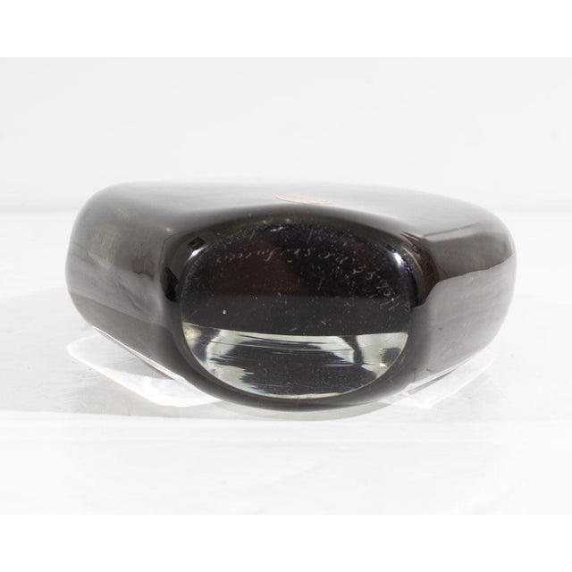 Orrefors Sweden Sommerso Glass Vase by Nils Landberg For Sale In Indianapolis - Image 6 of 7