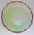 Murano Venetian Art Glass Jade Footed Bowl For Sale - Image 12 of 12