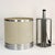Silver Italian Sculptural Table Lamp in Chromed Metal, 1970s For Sale - Image 8 of 9