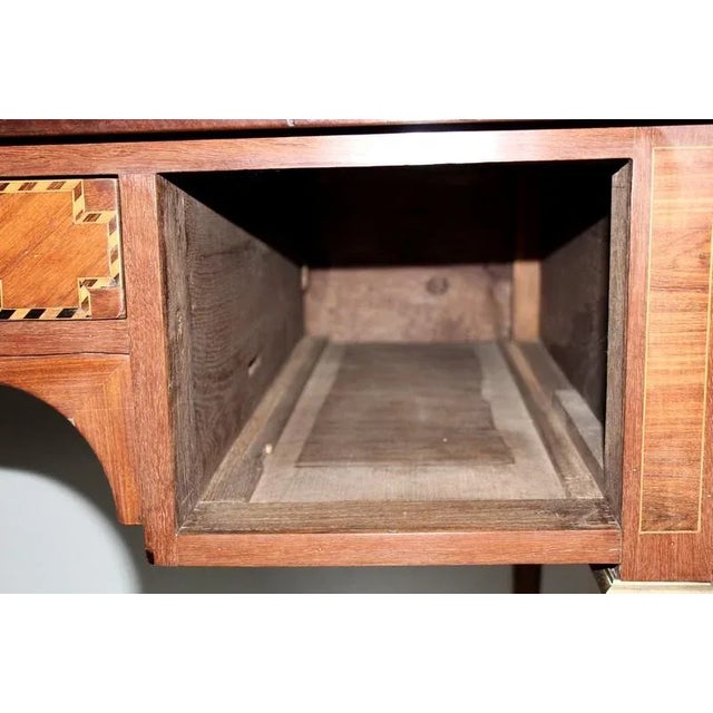 Antique Louis XVI Style Amaranth and Rosewood Desk For Sale - Image 9 of 17