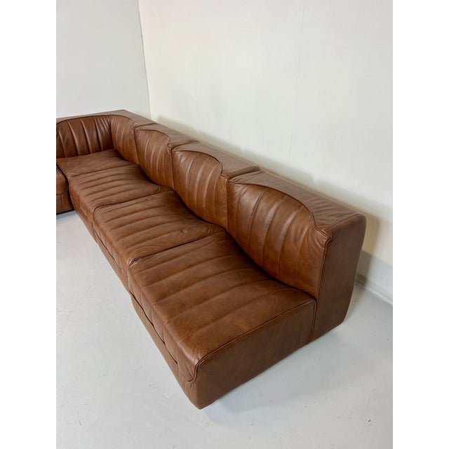 Mid-Century Modern Model 9000 Modular Sofa by Tito Agnoli for Arflex, Italy, 1970s, Set of 7 For Sale - Image 3 of 6
