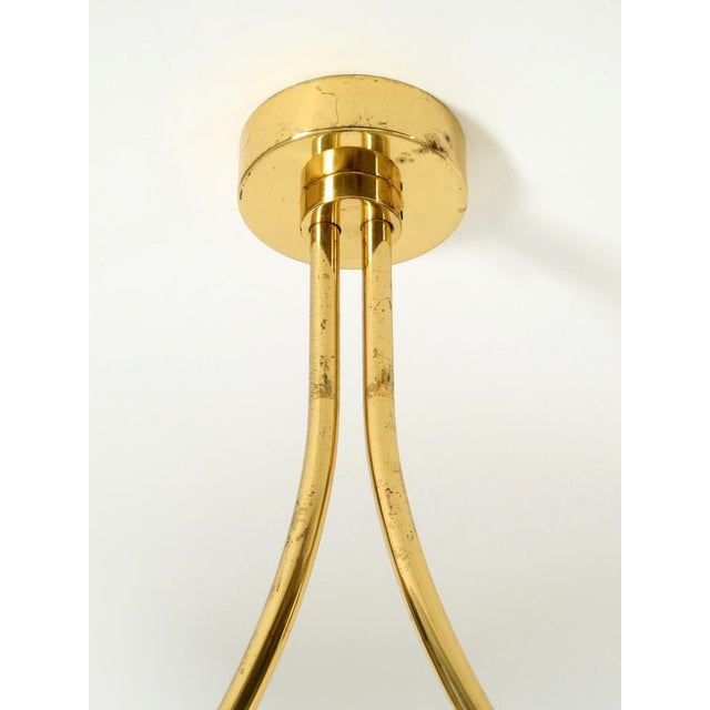 Vintage German Duan Brass Pendant Lamp by Florian Schulz, 1970s For Sale - Image 10 of 17