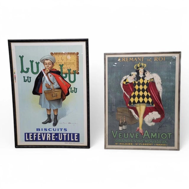 Art Nouveau French Leonetto Cappiello Advertising Lithograph Poster, Framed For Sale - Image 9 of 9