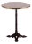 New Century Round Cast Iron Base with Marble Top Garden Table or Bistro Table For Sale