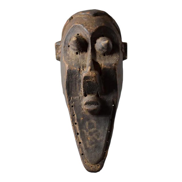 Early 20th Century Kuba Goggle Eyed Mask Pwoo Itok For Sale