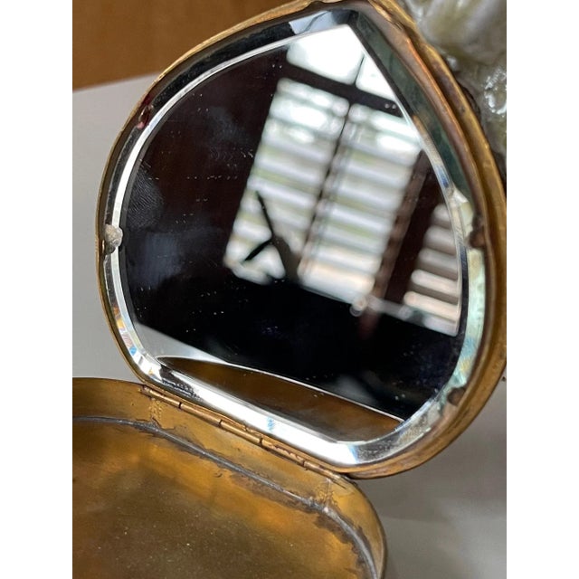 Gold Large Gilt Bronze Feuille Box by Line Vautrin For Sale - Image 8 of 13