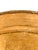 Vintage Italian Hollywood Regency Oval Statement Size Brass Tray With Faux Boar Tusk Handles and Cross Strap Trim For Sale - Image 11 of 16