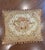 French Country Vintage French Country Style Floral Needlepoint Throw Pillows – Set of 2 For Sale - Image 3 of 12