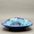 Late 20th Century Vintage Edgecomb Potters Maine Blue Crystalline Glaze Triangular Art Pottery Bowl Catchall For Sale - Image 5 of 10