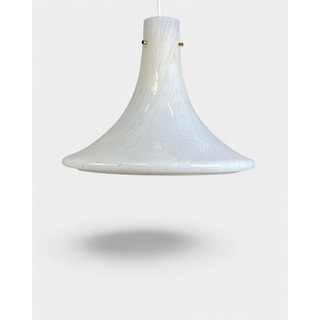 1970s Large Art Glass Pendant Lamp from Glashütte Limburg, Germany, 1970s For Sale - Image 5 of 5