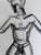 1940s 1949 Artist Studio Charcoal Drawing of a Muscle Man, 15” X 10.5” For Sale - Image 5 of 9