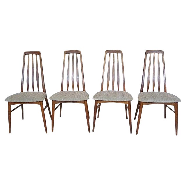 Eva Teak Chairs from Koefoed Møbelfabrik, Set of 4 For Sale