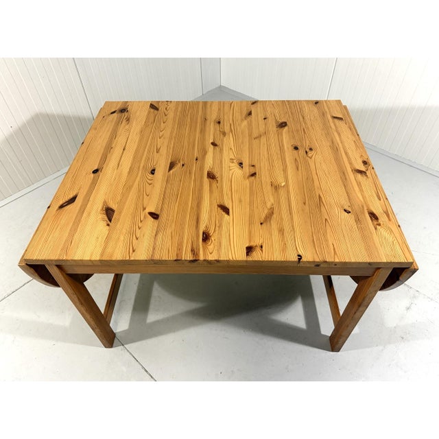 Large Drop-Ear Dining Table attributed to Karin Mobring for Ikea, 1970s For Sale - Image 9 of 18