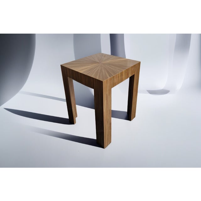 Straw Marquetry Coffee Table by Benoît Cazes, 2010s For Sale - Image 4 of 18